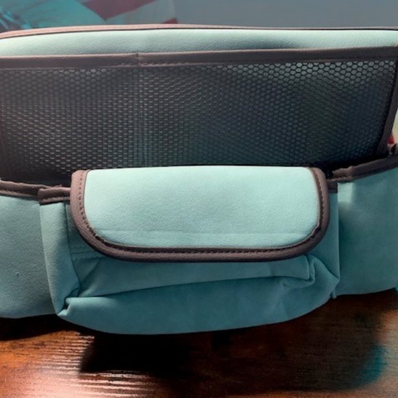 JEYODA Car Handbag Holder Between Seats Suede Large Capacity Car Purse Holder - Picture 2 of 4